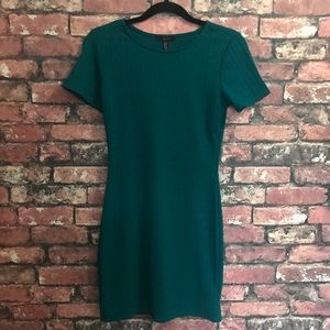NWT Bodycon Teal Tee Shirt Dress